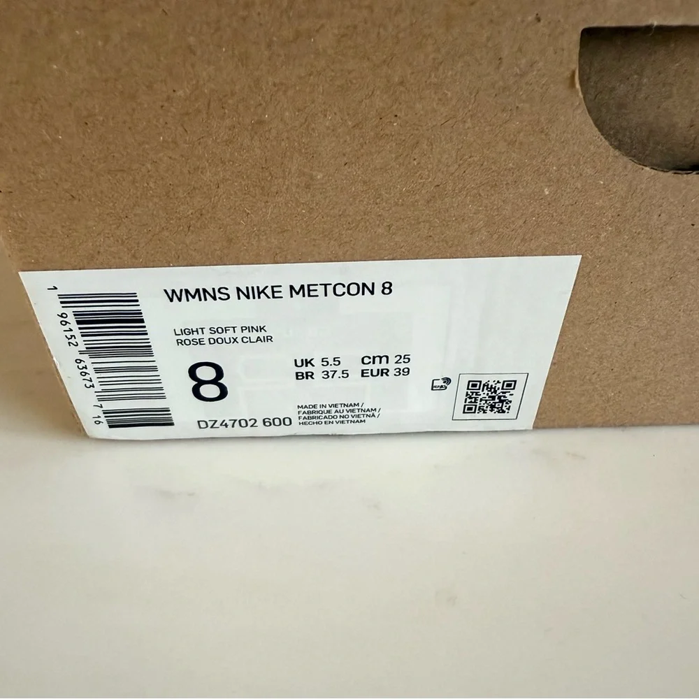 Nike Metcon 8 Women's Training Sneakers athletic Shoes Pink Size 8 CrossFit Gym - Picture 15 of 15